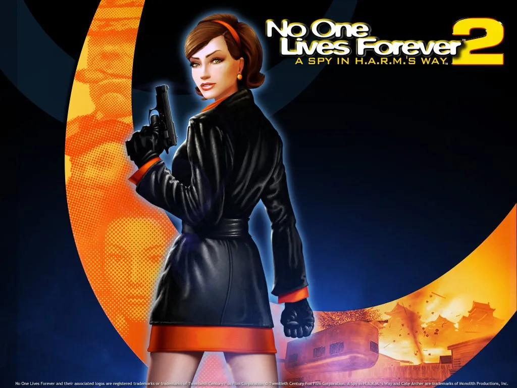 Официальный промо-арт NOLF 2: A Spy in H.A.R.M. ‘s Way