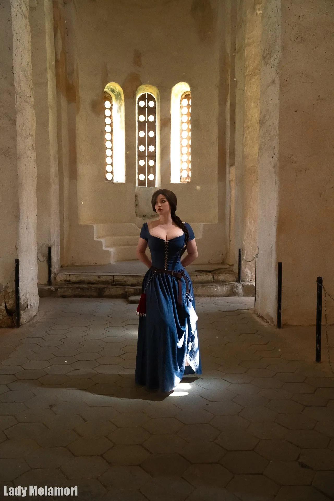 Косплей на служанку Катерину из Kingdom Come: Deliverance II. Косплеер: Мария Lady Melamori Давыдова. Источник: vk.com/club224519638