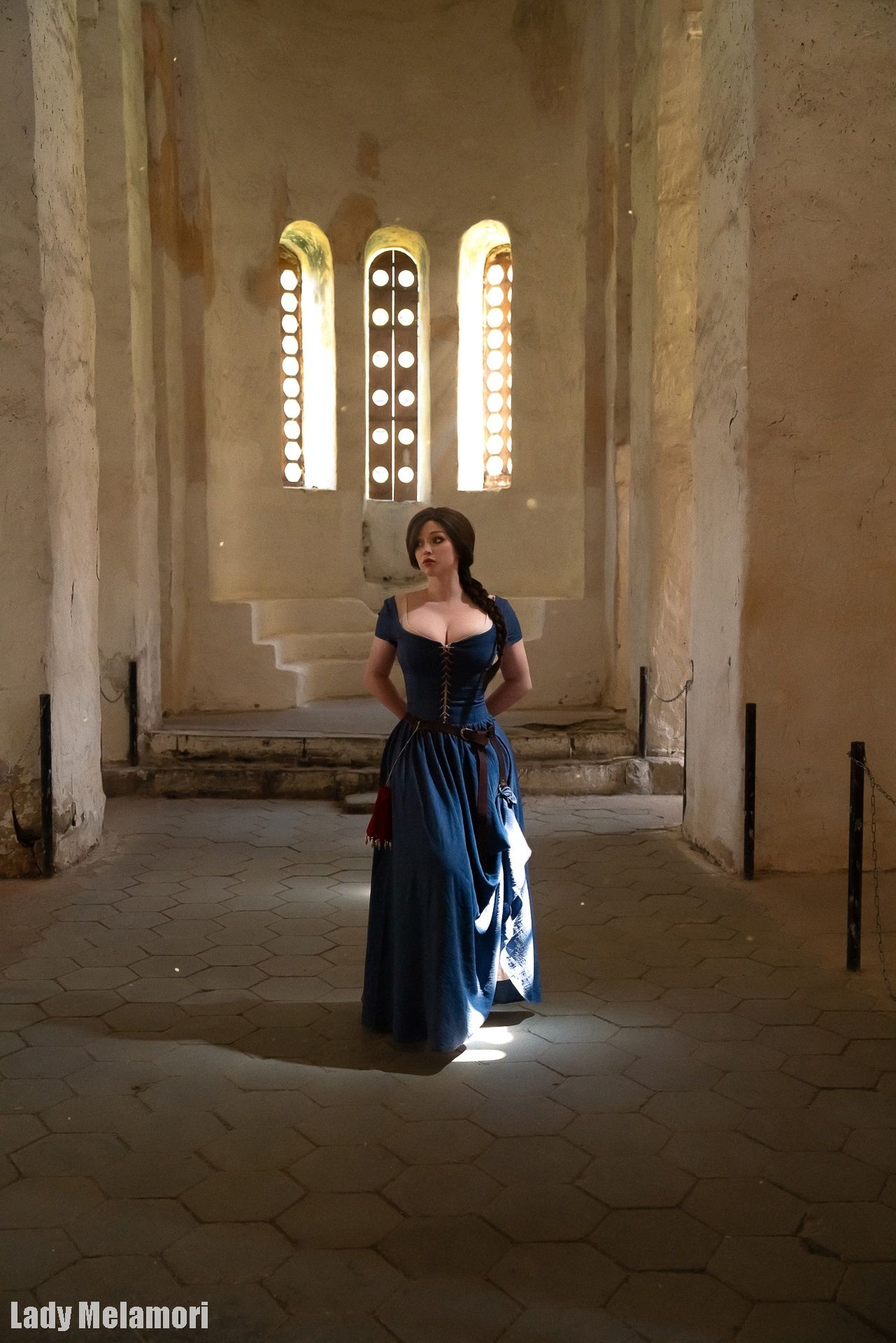 Косплей на служанку Катерину из Kingdom Come: Deliverance II. Косплеер: Мария Lady Melamori Давыдова. Источник: vk.com/club224519638