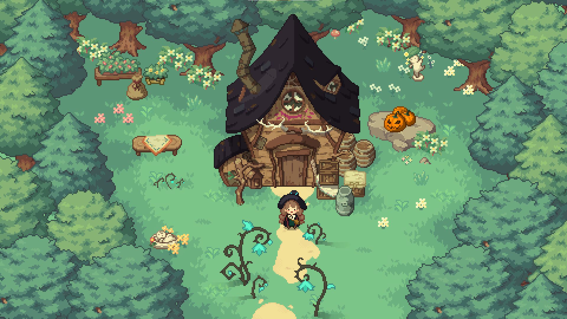 Скриншот из Little Witch in the Woods