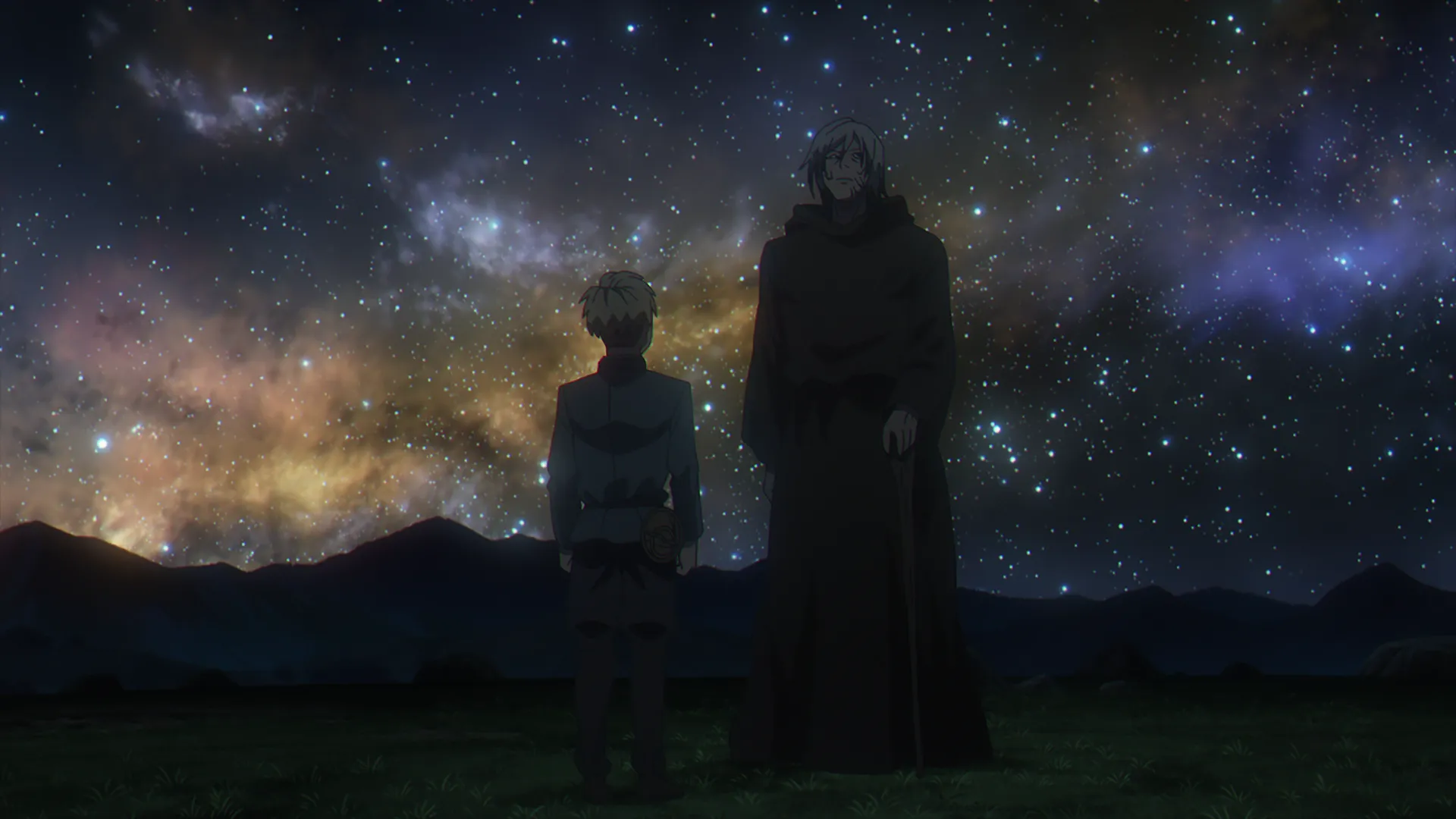 Кадр из аниме «О движении Земли»