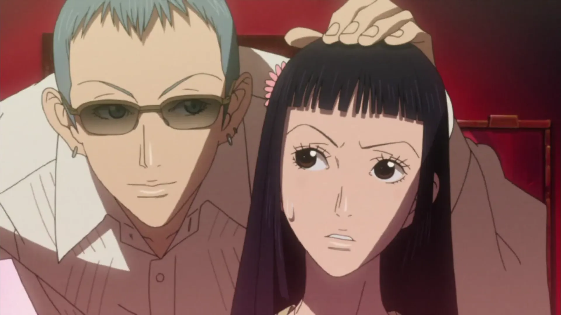 Кадр из аниме «Райский поцелуй»