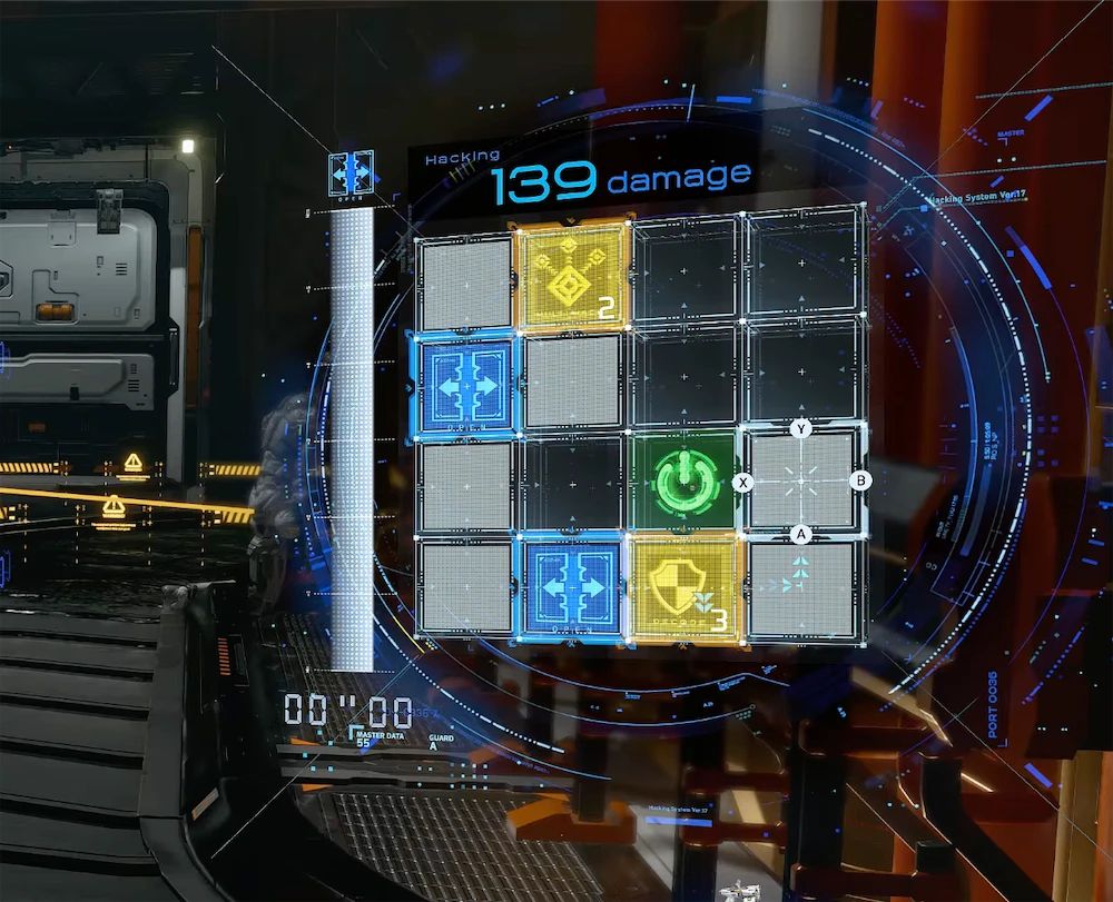 Не переживайте о том, что не успеете попробовать какие-то из модификаций — после разблокировки они в достаточном количестве разбросаны по локациям. Скриншот из Pragmata. Источник: Console Puls