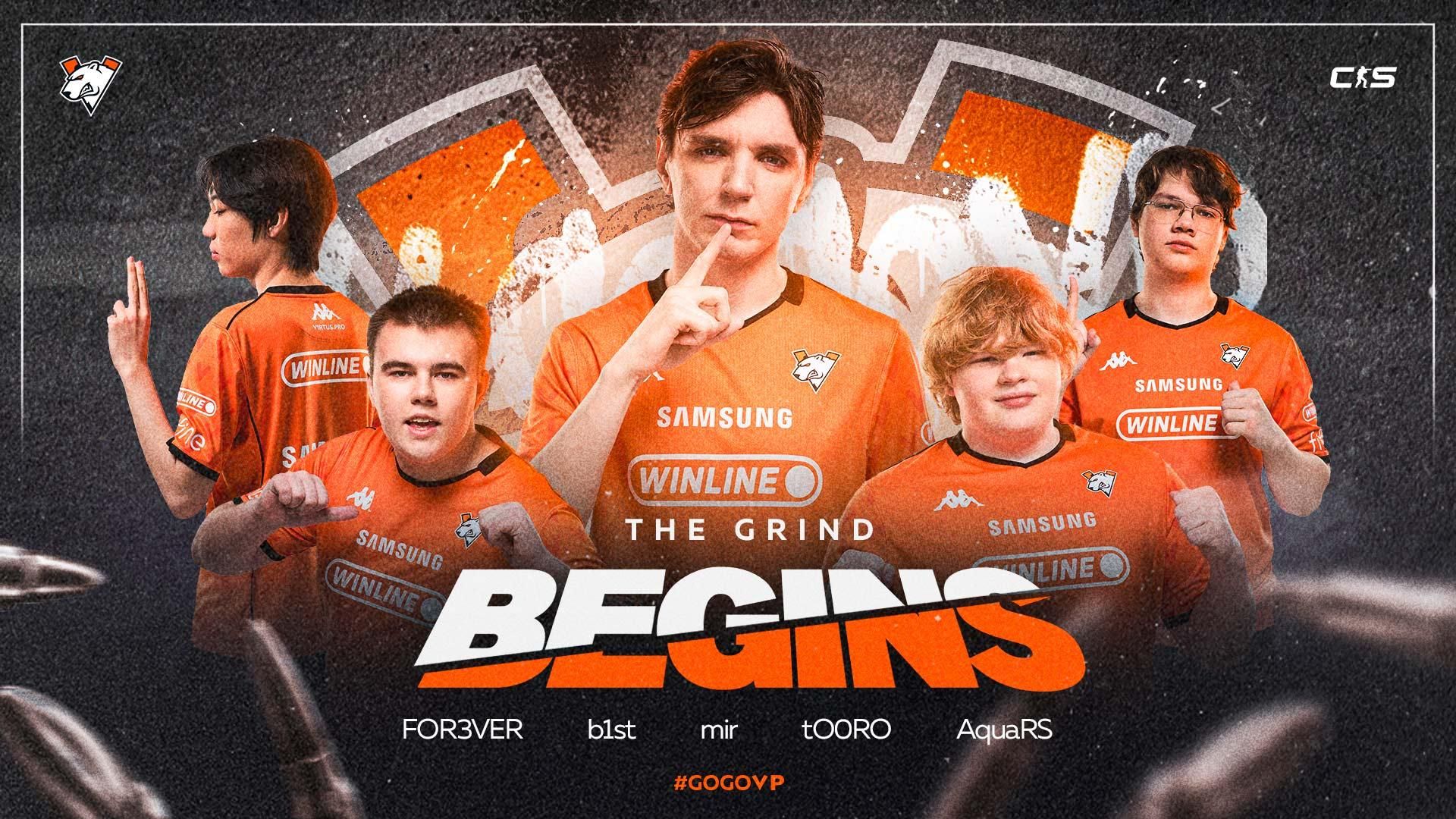 Обновлённый состав VP по CS2 | Источник: сайт Virtus.pro