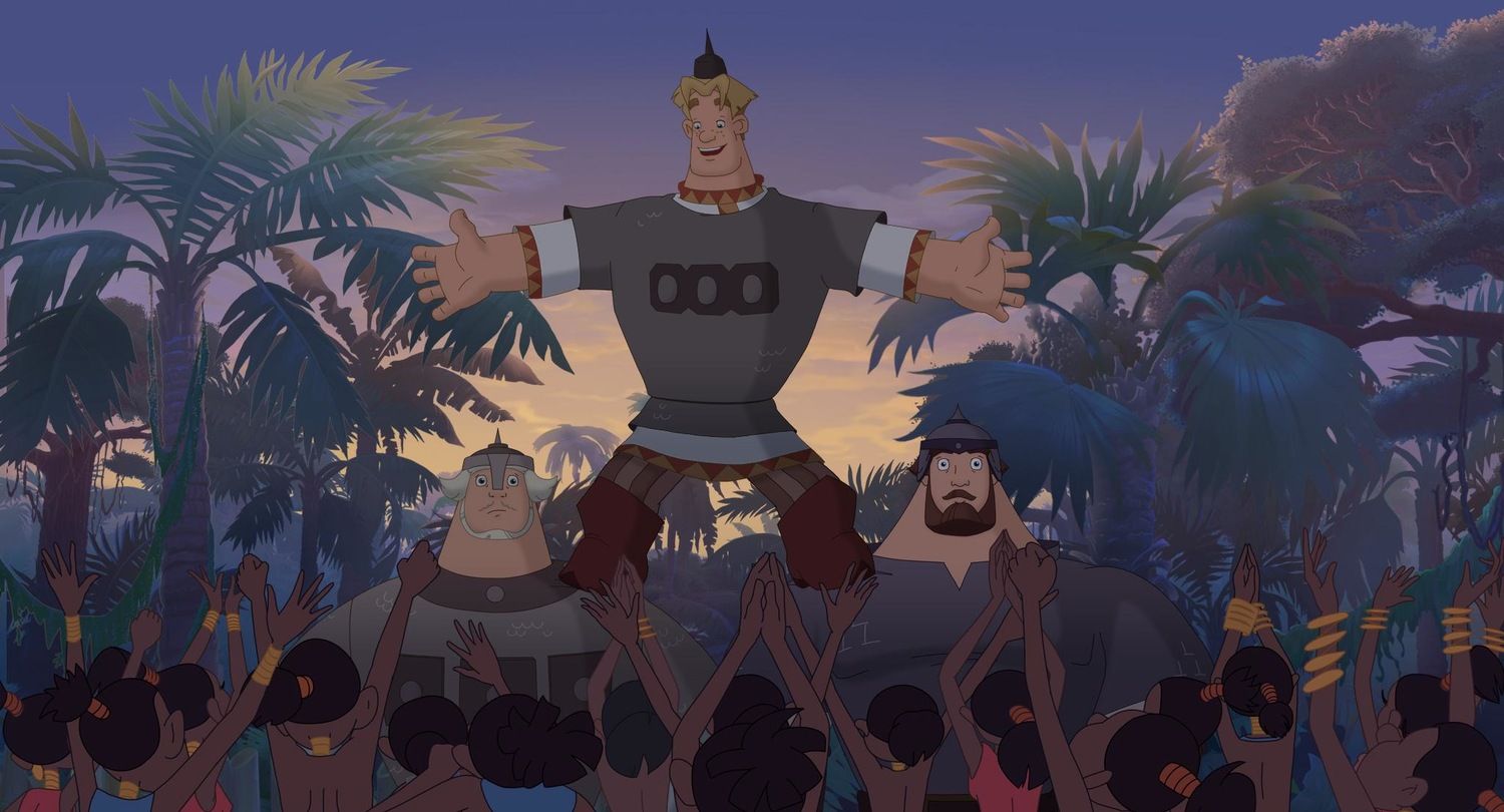 Кадр из мультфильма «Три богатыря на дальних берегах»