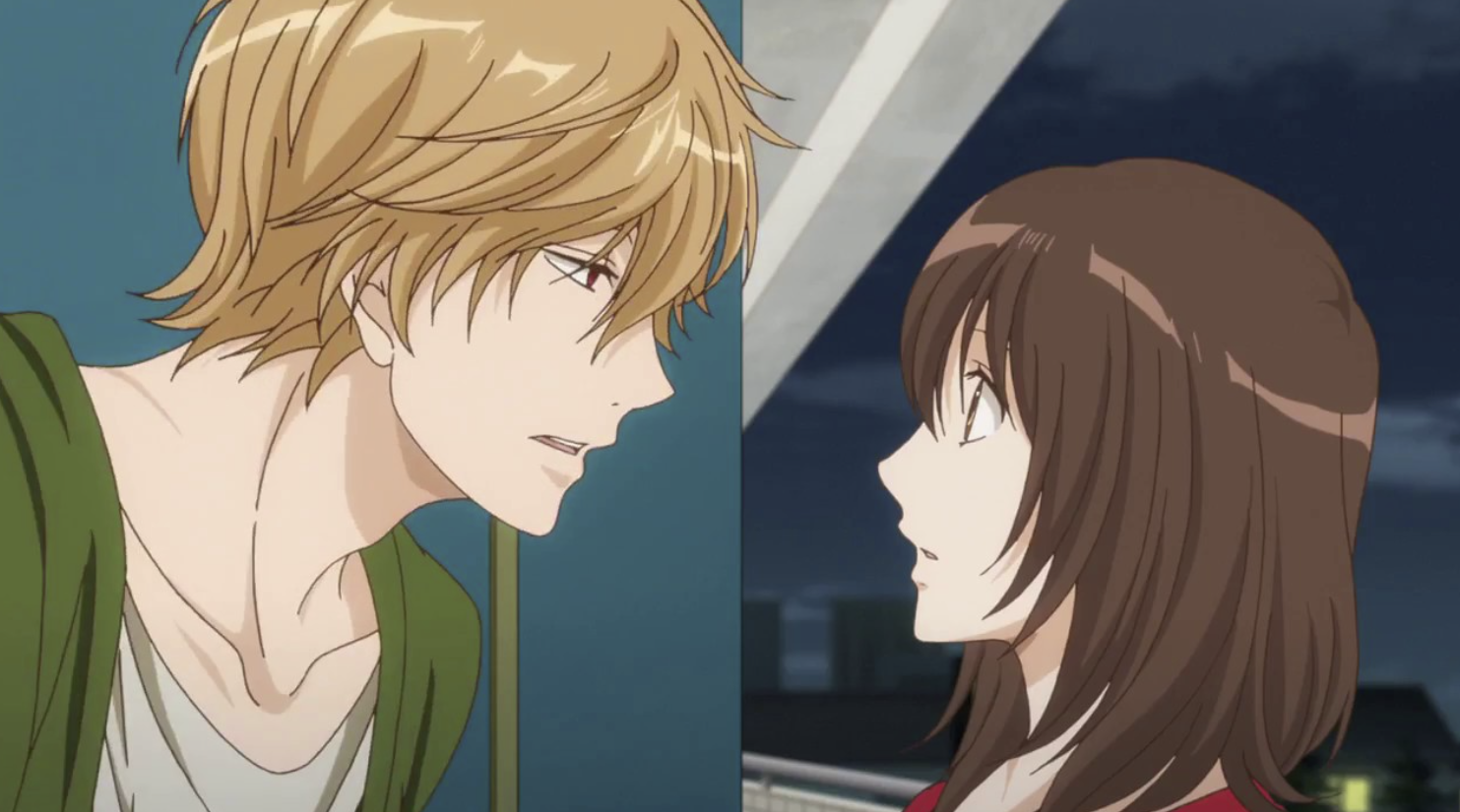 Кадр из аниме «Волчица и чёрный принц»