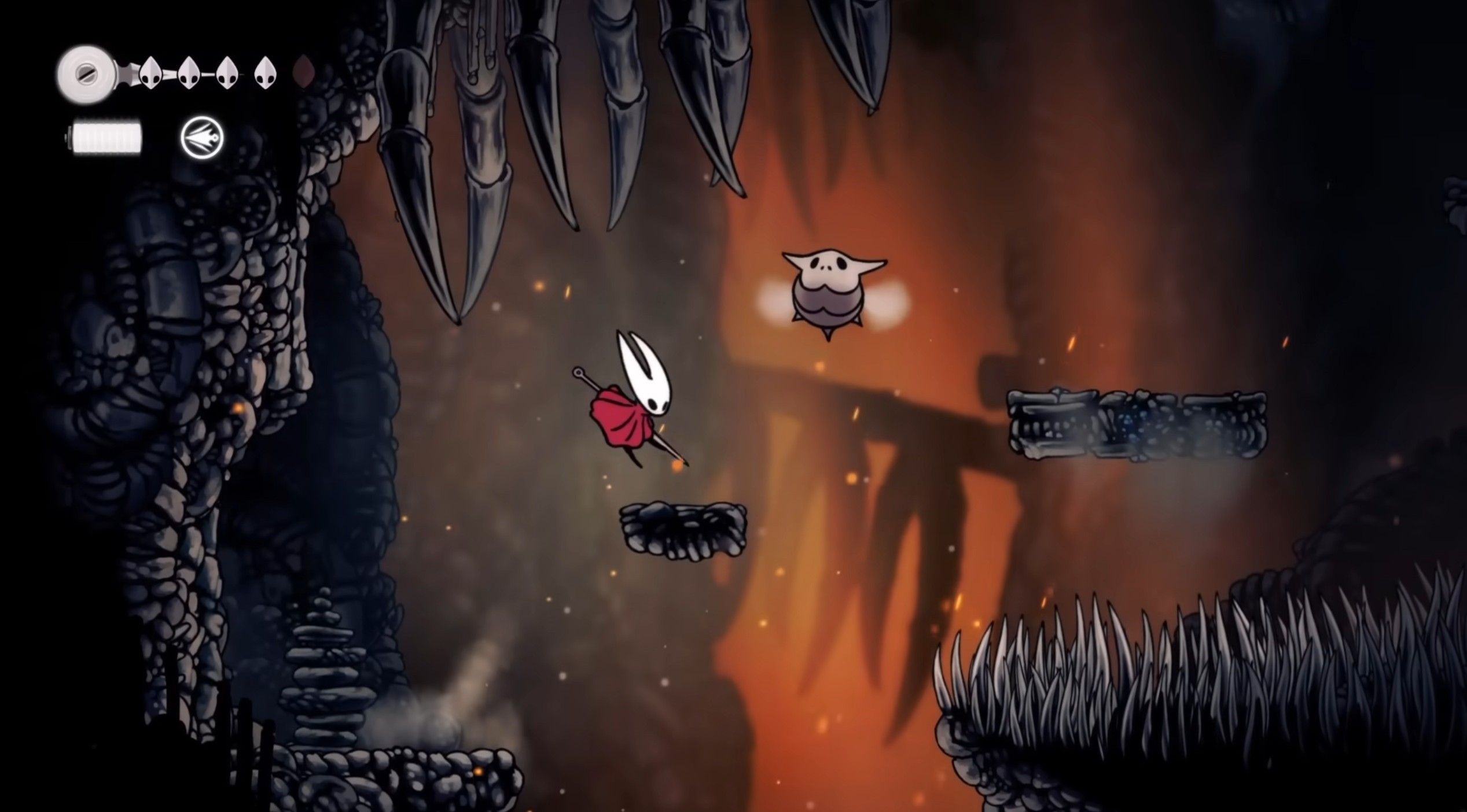 Скриншот из игры Hollow Knight: Silksong