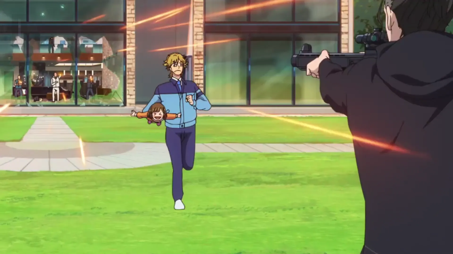 Кадр из аниме «Папаши-дружбаны»