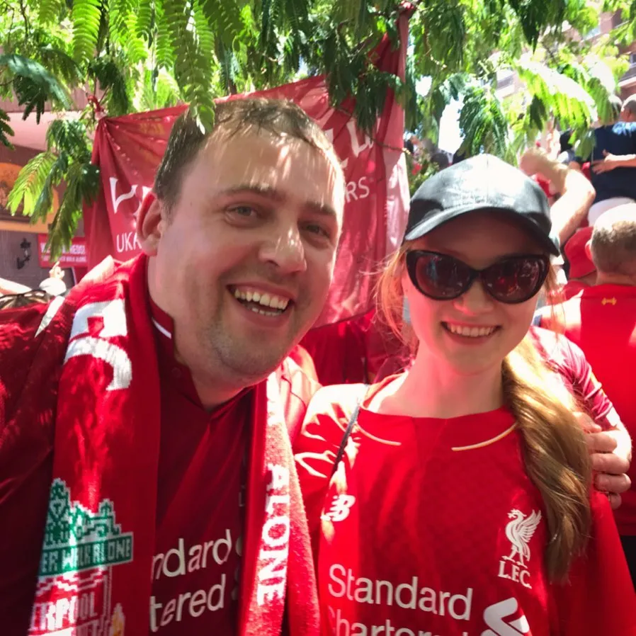 Фанаты "Ливерпуля"