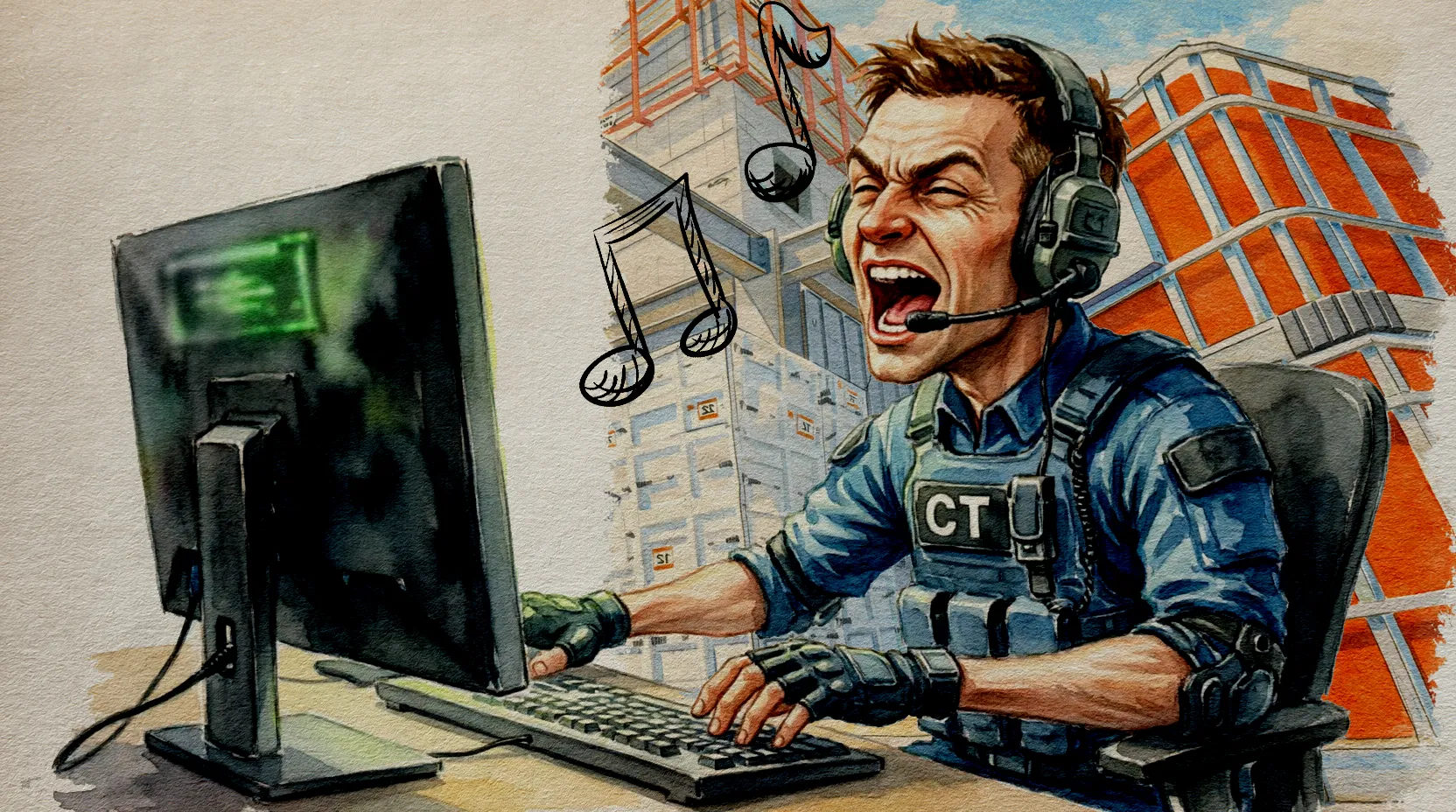 Творчество автора на основе игры CS2