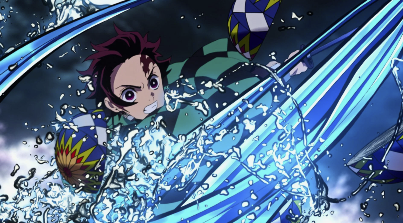 Кадр из аниме «Клинок, рассекающий демонов»