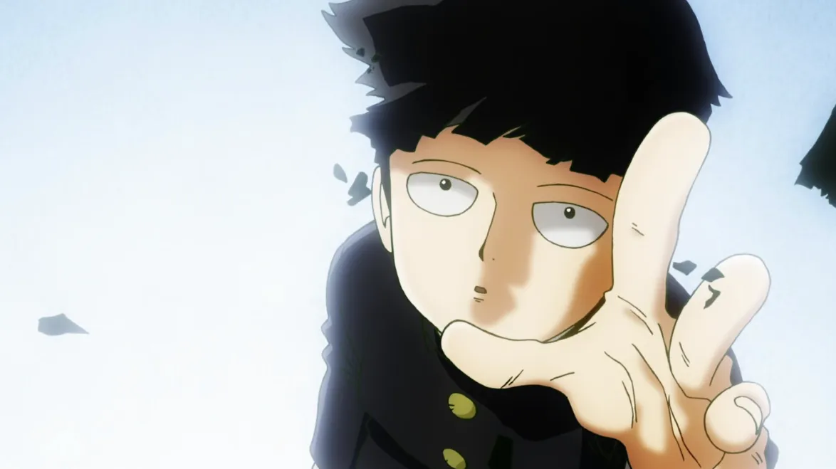 Кадр из аниме «Моб Психо 100»