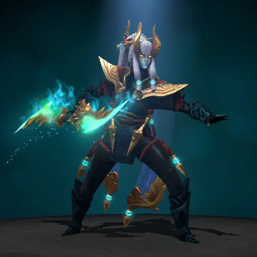 Первый стиль Song of the Shadow Dragon. Источник: Dota 2