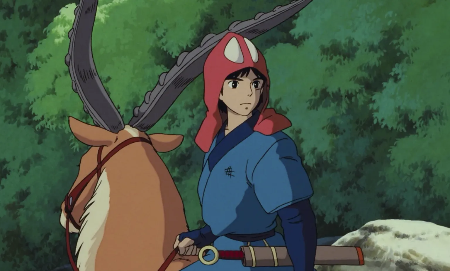 Кадр из аниме «Принцесса Мононоке»