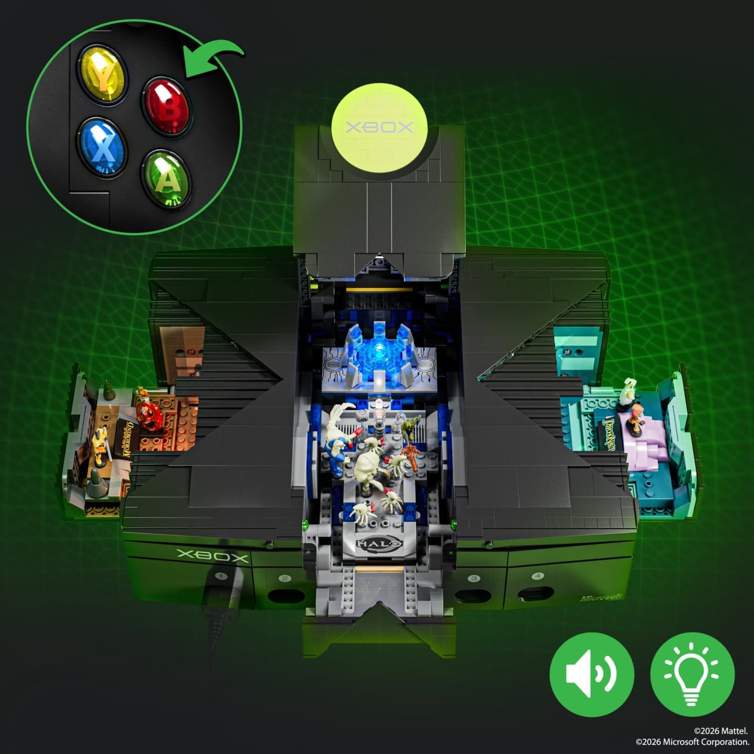 Mattel Brick Shop Microsoft XBOX Building Set. Источник: Mattel