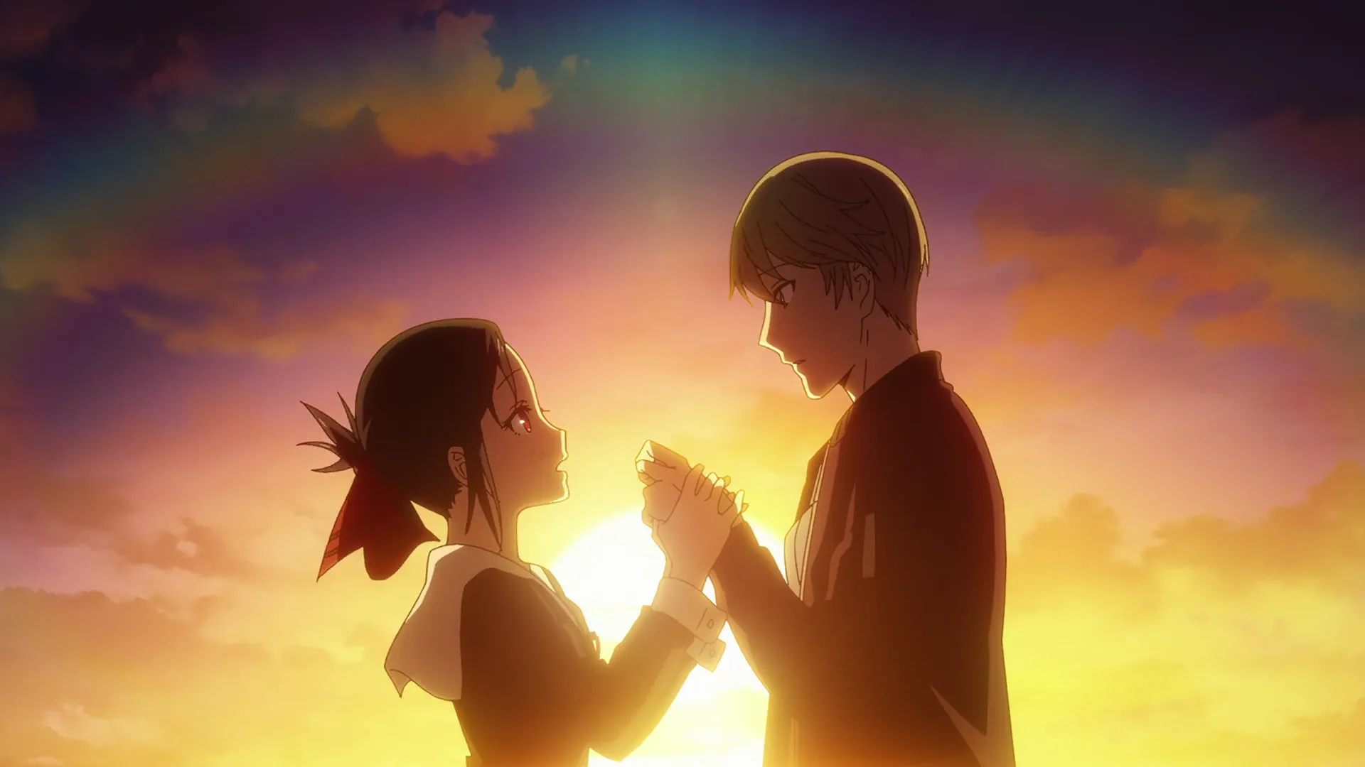 Кадр из аниме «Госпожа Кагуя: В любви как на войне»