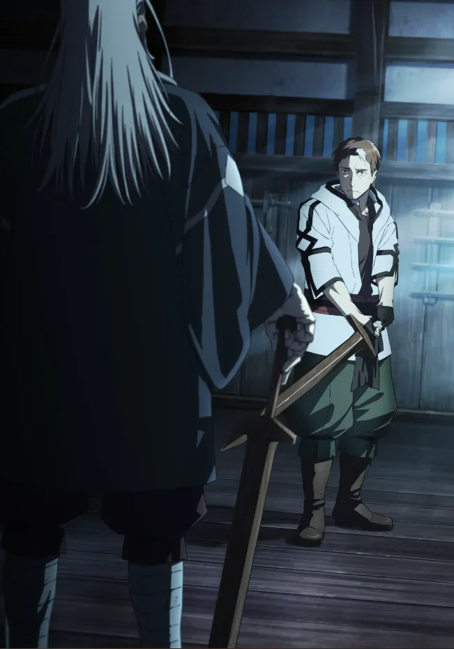 Постер 2 сезона аниме «Старик из деревни становится Святым мечом». Источник: ossan-kensei.com