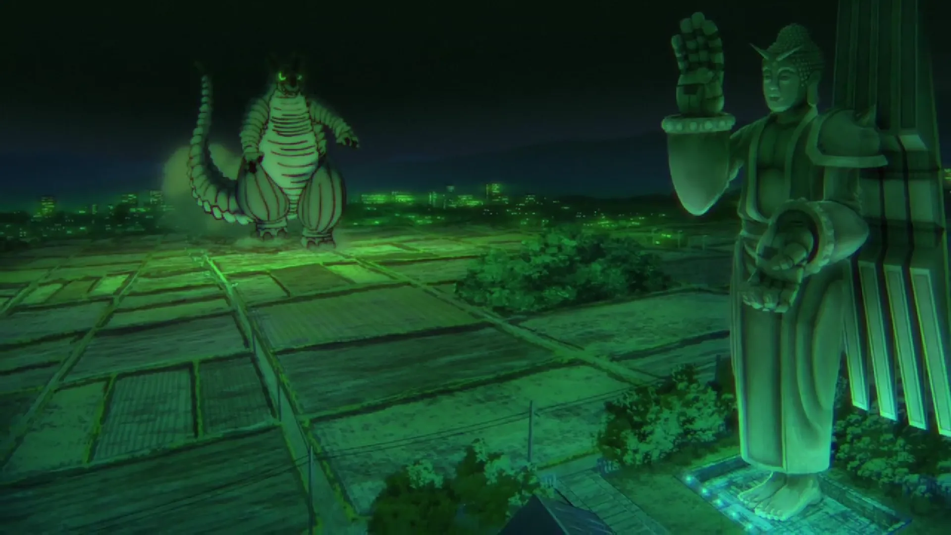 Кадр из аниме «Дандадан»