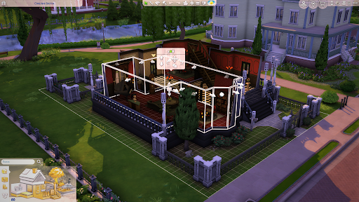 Источник: скриншот режима строительства в The Sims 4