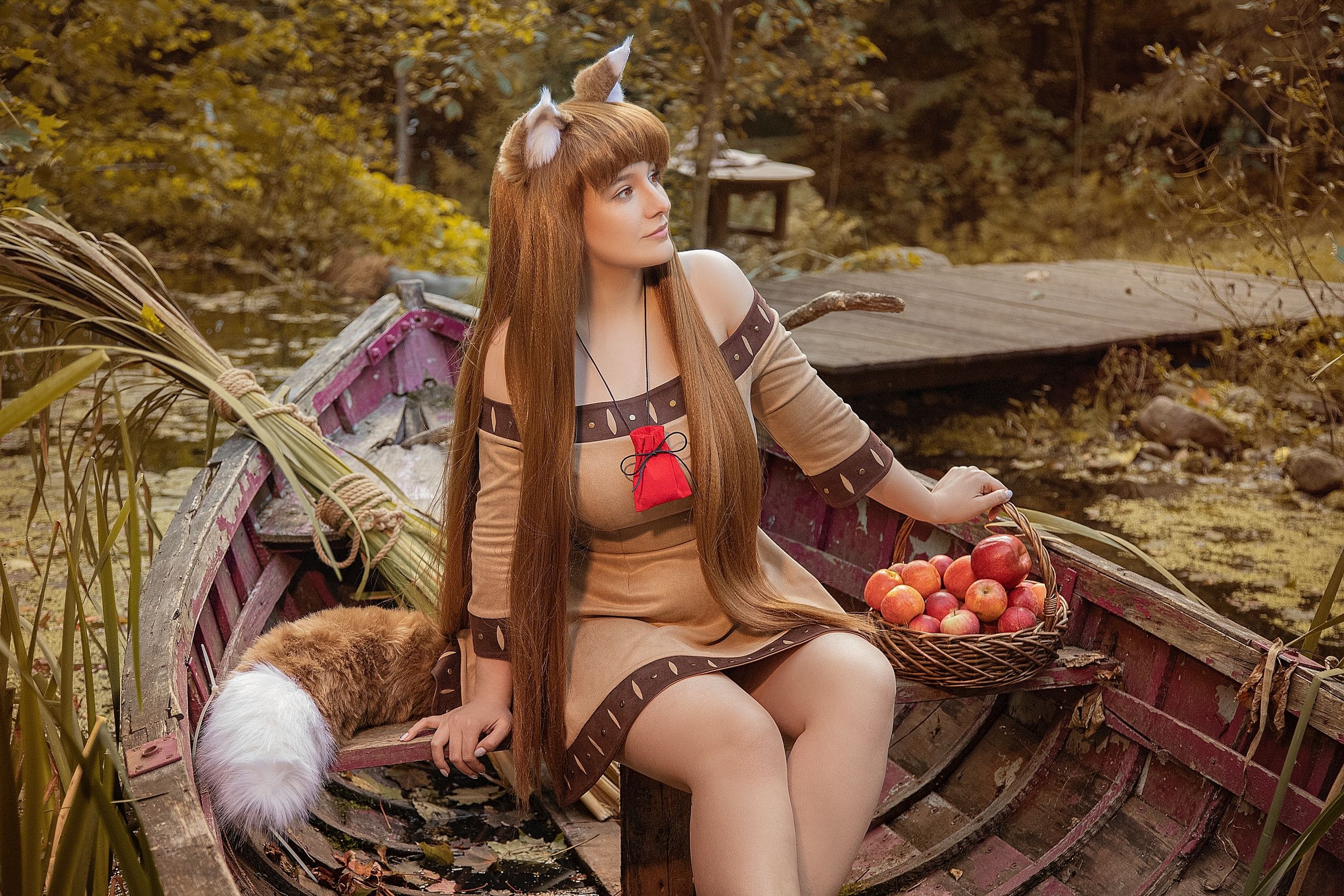 Косплей на Холо из аниме «Волчица и пряности». Косплеер: Agrifano Cosplay. Источник: vk.com/club229713169