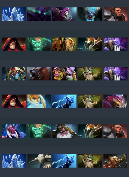 Как видно, везде найдутся хорошие герои для ранних драк. Дарк Сир, Аппарат, Трент, Варлок, Акс, Дизраптор — этих героев можно по-разному комбинировать, и все комбинации будут хороши, чтобы отбиваться от нападений соперника