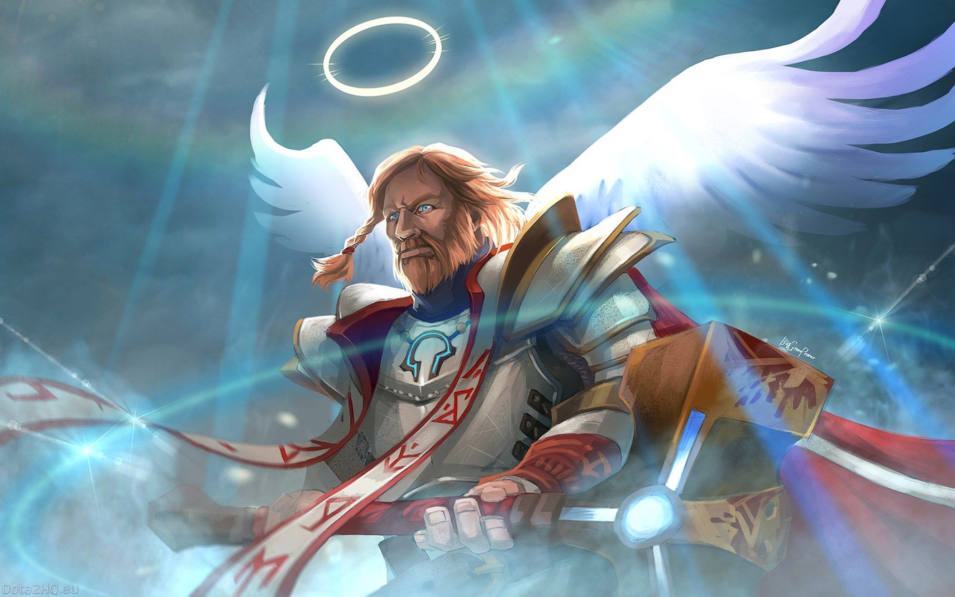 Фан-арт Omniknight из Dota 2