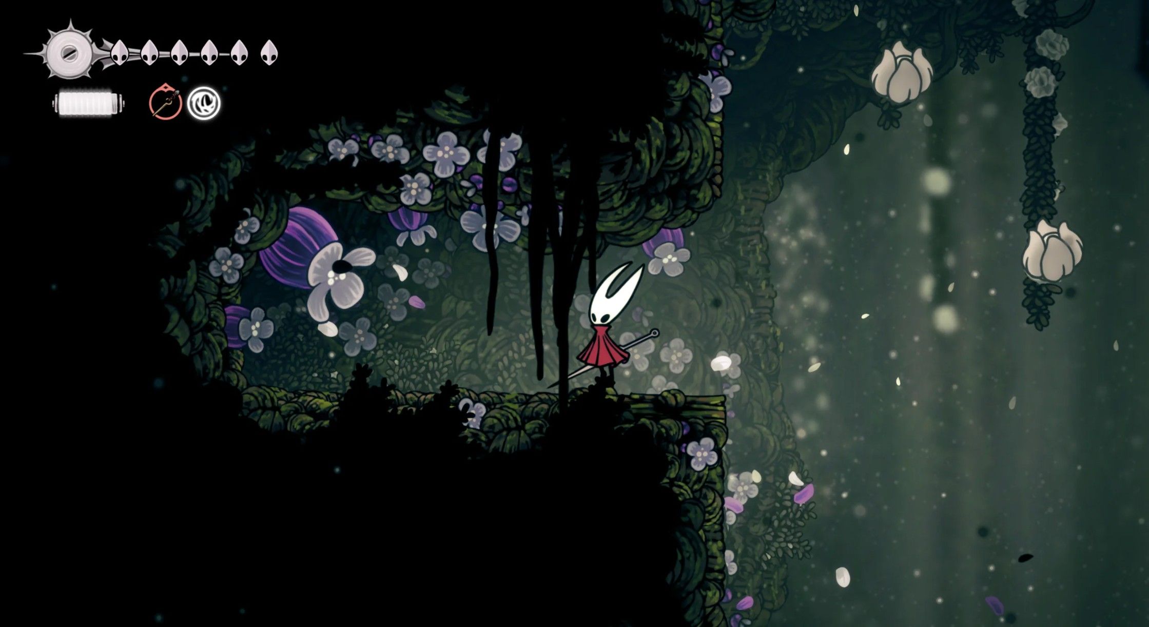 Скриншот из игры Hollow Knight: Silksong