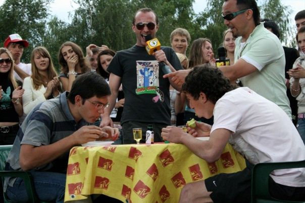 Кадр из шоу «Давай на спор»