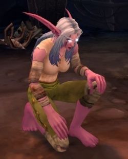 Оригинальная модель Майев Песнь Теней в World of Warcraft без доспехов