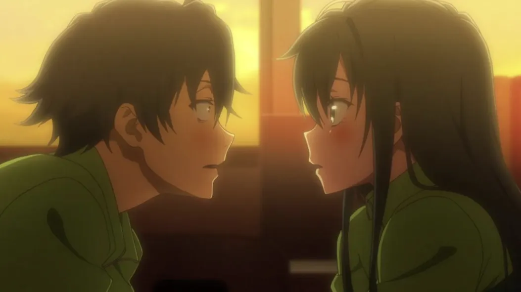 Кадр из аниме «Как и ожидалось, моя школьная романтическая жизнь не удалась»