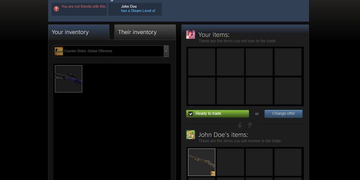 Valve ограничила максимальное количество предметов из CS2 в предложениях обмена