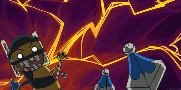 Игрок показал, как быстро фармить на Shadow Shaman с помощью курьера в патче 7.38b