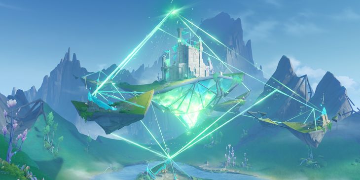 «Эхо покинутой песни» в Genshin Impact: как снять печати с острова на озере Амсвартнир