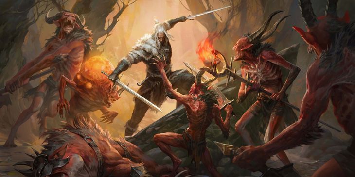 Blizzard и CDPR представили скин Геральта для Diablo IV — геймеры в ярости