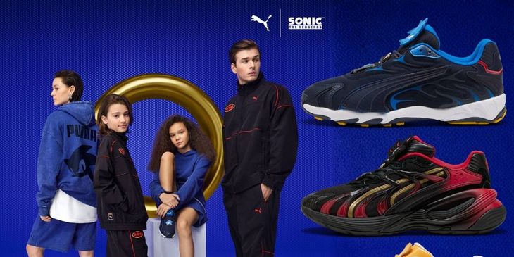 Puma выпустит кроссовки с Соником, Шэдоу и Тейлзом