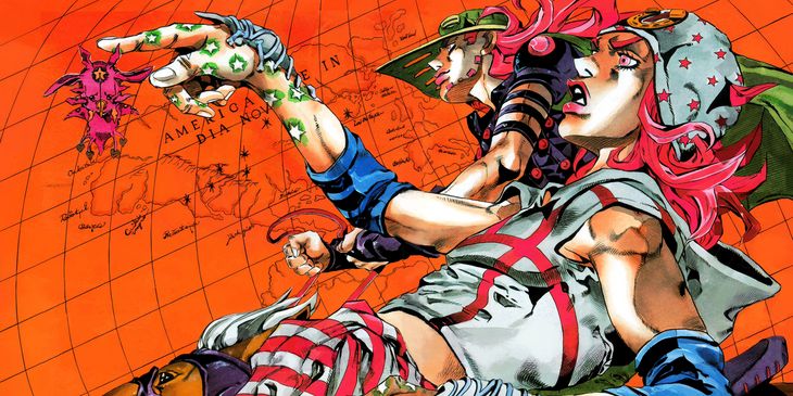 Вышел трейлер аниме «Невероятное приключение ДжоДжо: Гонка "Стальной шар"»