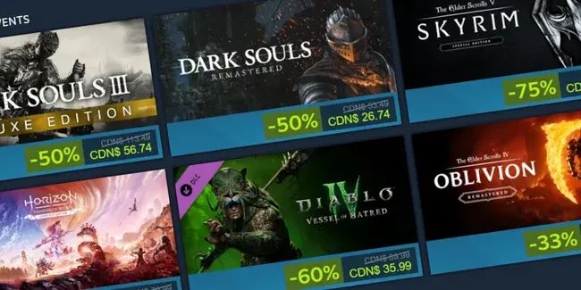 В Steam впервые запустили собственную распродажу в честь «Чёрной пятницы»