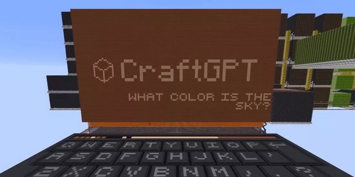 Фанат Minecraft создал аналог ChatGPT в игре