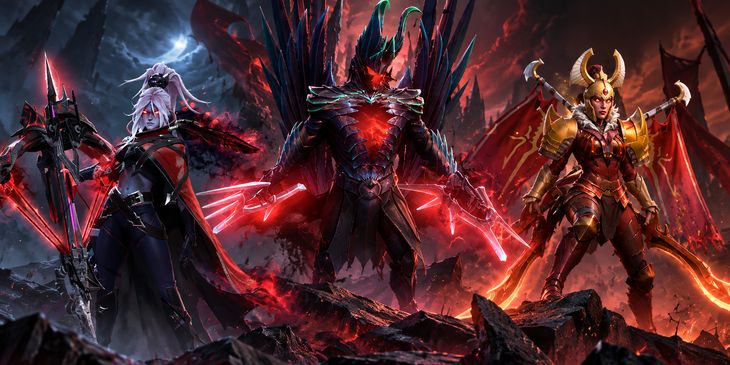 Valve разделила арканы на Drow Ranger, Legion Commander и Terrorblade на несколько предметов