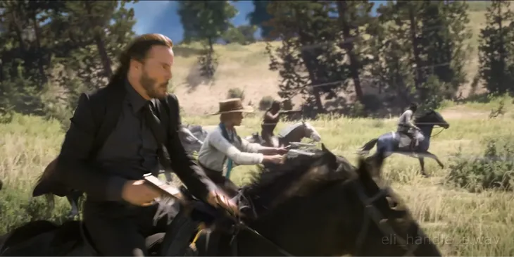 Джон Уик покоряет Дикий Запад — киллера перенесли в мир Red Dead Redemption 2