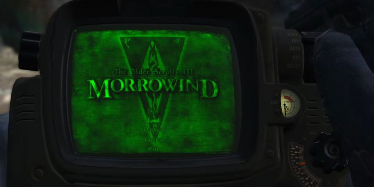 Morrowind теперь можно запустить внутри Fallout 4