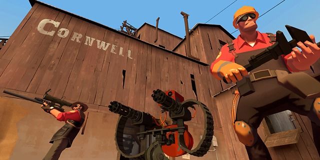 Художник Valve показал, как выглядела космическая Team Fortress 2 в ранней версии