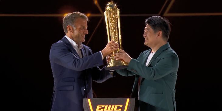 Макрон: «Франция гордится тем, что этим летом в Париже прошел Esports World Cup»