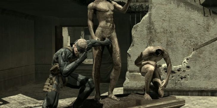 Почти каждый четвёртый игрок в Metal Gear Solid 4 на ПК оторвал пенис статуе