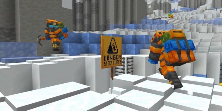 В Minecraft теперь можно сыграть в аналог PEAK — вышло DLC  о восхождении на Эверест