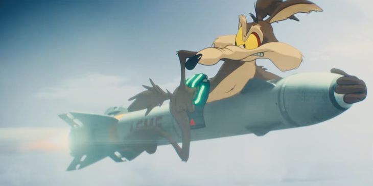 Новый тизер-фичуретка комедии «Хитрый Койот» по мультикам Looney Tunes