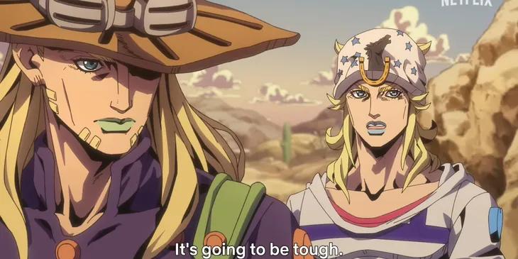 Вышел тизер второй серии «Невероятного приключения ДжоДжо: Гонка "Стальной шар"»