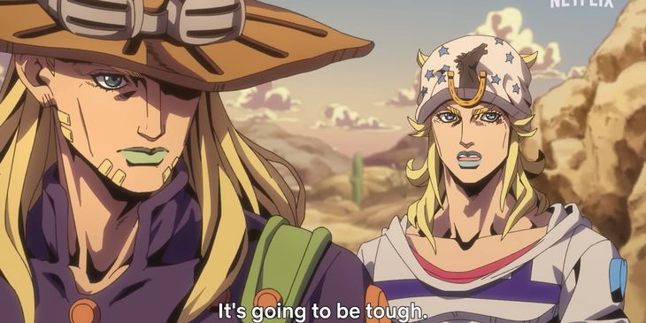 Вышел тизер второй серии «Невероятного приключения ДжоДжо: Гонка "Стальной шар"»