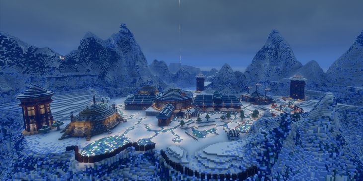 Геймер создал Ристалище Серебряного турнира из WoW в Minecraft