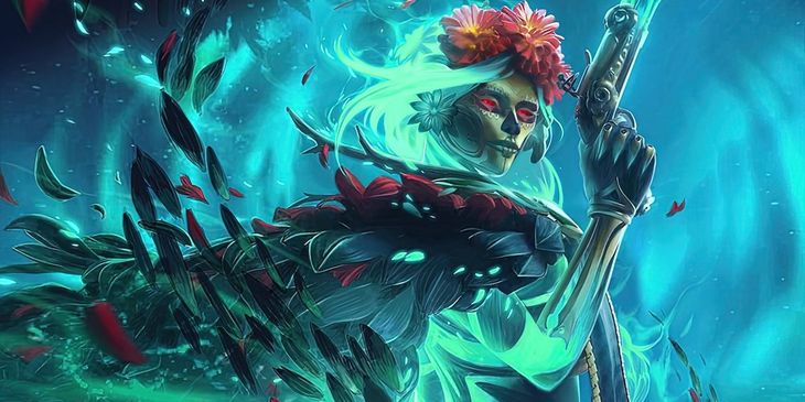 Muerta станет керри? В Dota 2 заметили пустую рамку в разделе героев для легкой линии